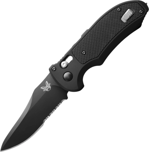Benchmade Auto Triage automatic tactical knife 9 cm, all-black, aluminum