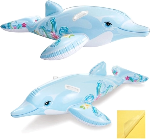 Children’s inflatable dolphin water ride-on Intex 175 × 66 cm