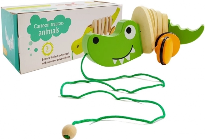 Medinis tempiamas krokodilas, 18 cm