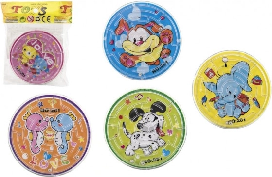 Vaikiškas rutuliukų labirintas su gyvūnais