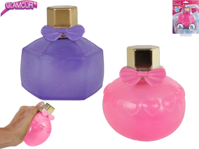 Glamour tampomas kamuoliukas parfumo buteliuko formos 8 cm