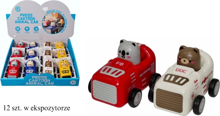 Automobiliukas mažyliams su „press and go“ pavara – 1 vnt.