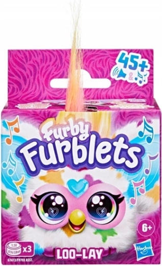 Furby Furblets Loo-Lay interactive mini plush with clip