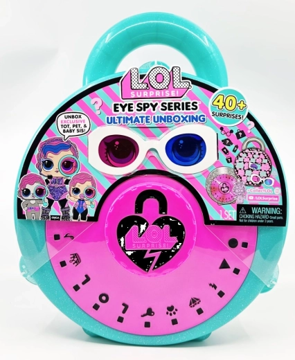 L.O.L. Surprise! Eye Spy Series – ultimatyvus išpakavimo lagaminėlis su daugiau nei 40 staigmenų