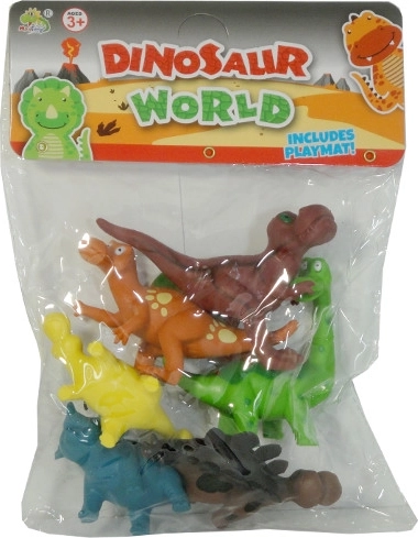 Dinozaurų figūrėlių rinkinys vaikams (6 vnt.)