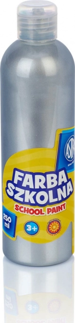 ASTRA temperinė plakatinė spalva 250 ml sidabrinė metalizuota