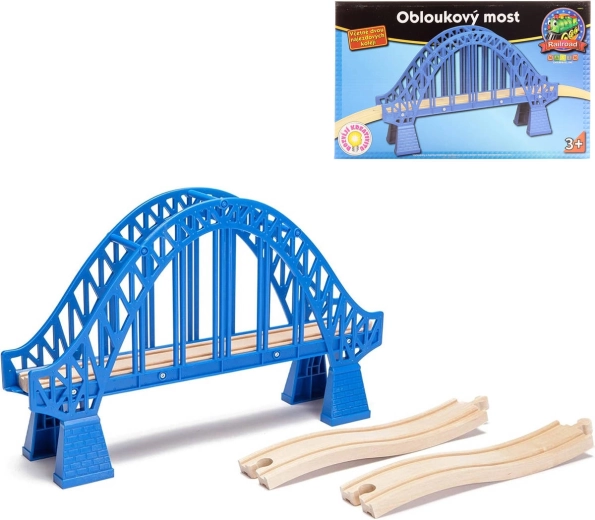 MAXIM arched bridge with approach tracks