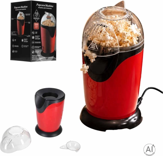 Hot Air Popcorn Maker Without Oil 1200 W