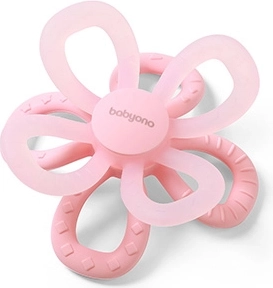 Silicone Teether Flower – Pink