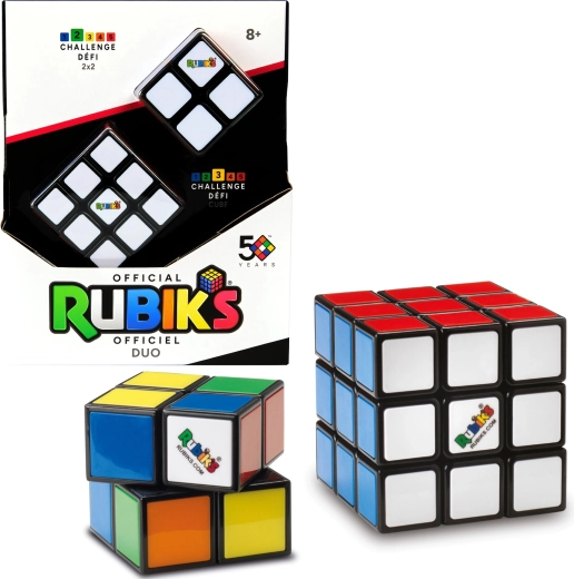 2-in-1 Set Rubik's Cube 2x2 and 3x3 Spin Master
