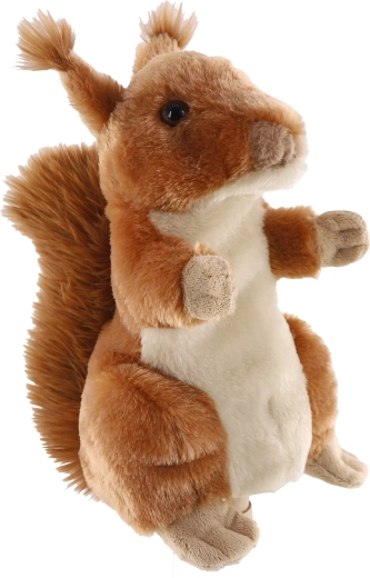 Squirrel hand puppet 27 cm plush