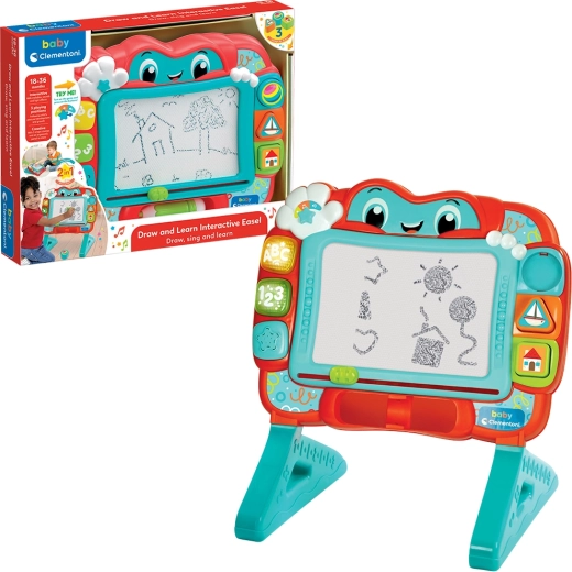 Baby Clementoni mano interaktyvi magnetinė piešimo lenta 2in1