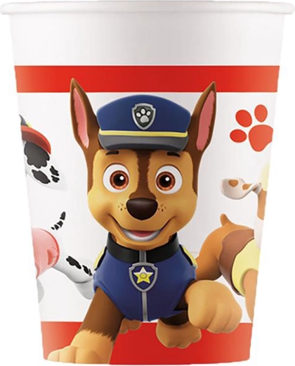 Popieriniai puodeliai „Tlapková patrola“ 200 ml, 8 vnt.
