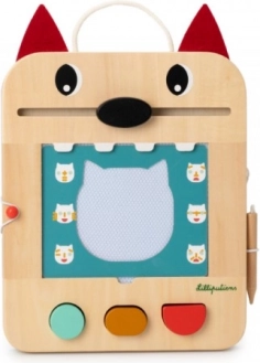 Maginė piešimo lentelė LILLIPUTIENS – vilkas Liudvikas