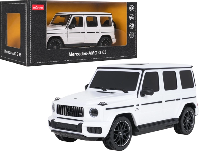 Mercedes-AMG G63 car model Rastar 1:24 white - 1 piece