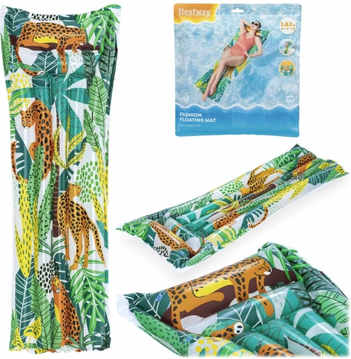 Bestway pripučiamas paplūdimio čiužinys su džiunglių motyvu 183 × 69 cm – 1 vnt.