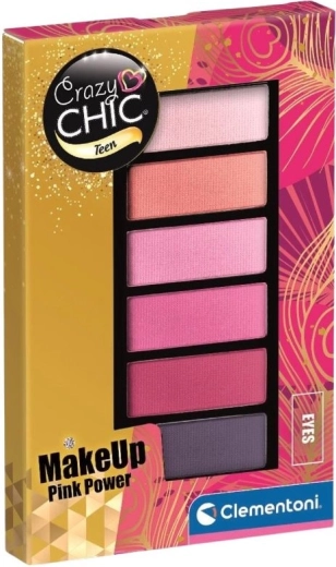 Crazy Chic Teen eyeshadow palette Pink Power by Clementoni
