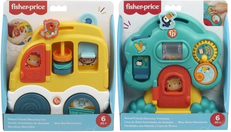 Fisher-Price Atraskime gyvūnus – interaktyvus žaislas kūdikiams
