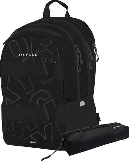 Studentų rinkinys OXYBAG OXY Sport – kuprinė ir penalas Font White
