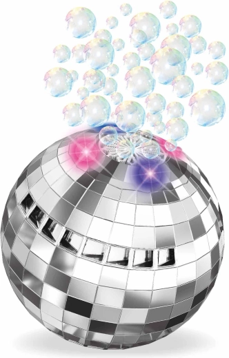 Bubble Disco Ball with Light Effects