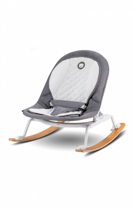 Rosa children's rocking chair grey-white