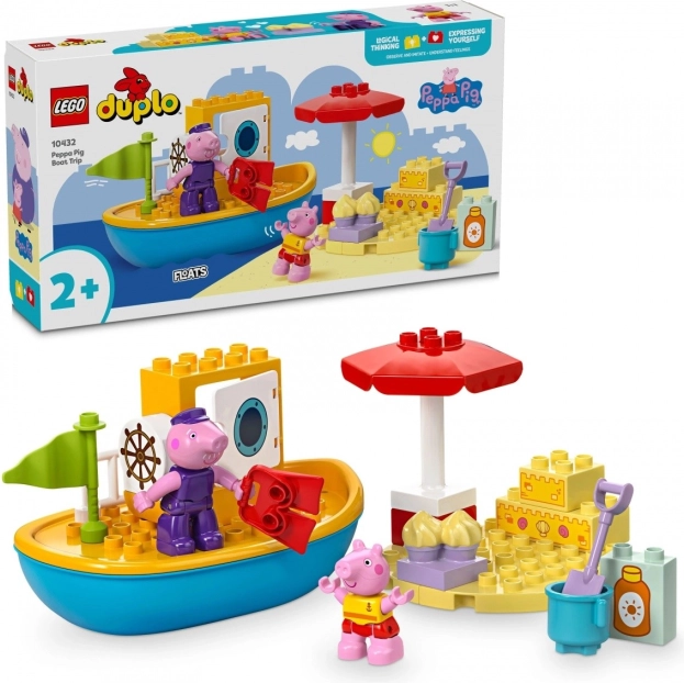 LEGO® DUPLO® 10432 Kiaulytė Pepa ir išvyka laiveliu