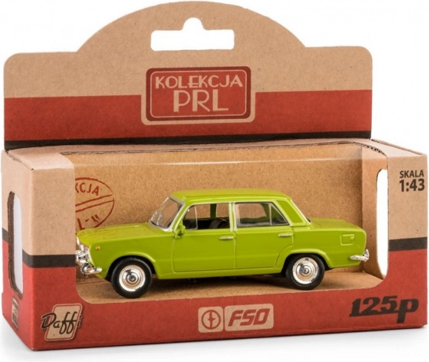 FIAT 125p PRL car model – green 1:43