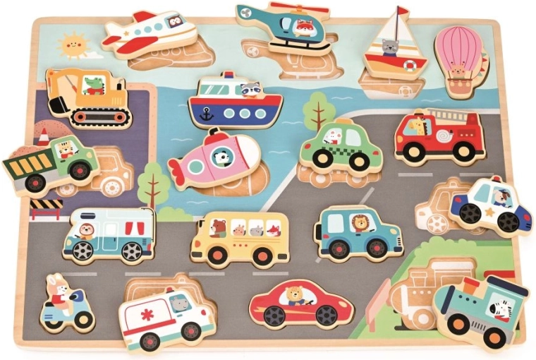 Large 3D Transport Vehicle Puzzle