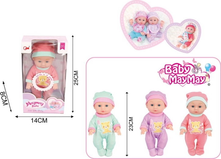 Baby Doll with Sound Effects 22 cm