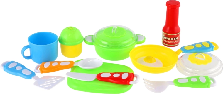 Teddies 13-piece children's dish set