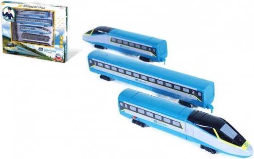 Traukinio rinkinys SC Pendolino Čekijos geležinkeliai su bėgiais ir efektais