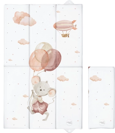 Ceba baby kelioninis vystymo kilimėlis Basic Mouse 60 × 40 cm