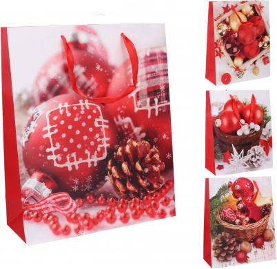 Dovanų maišelis L Kalėdos 31 × 40 × 12 cm