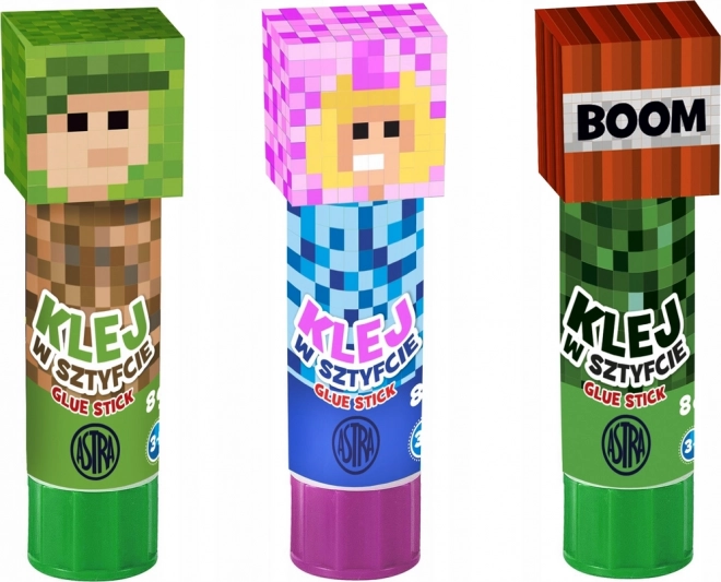 Astra klijai pieštuke 8 g – Pixel One (spalvų miksas)