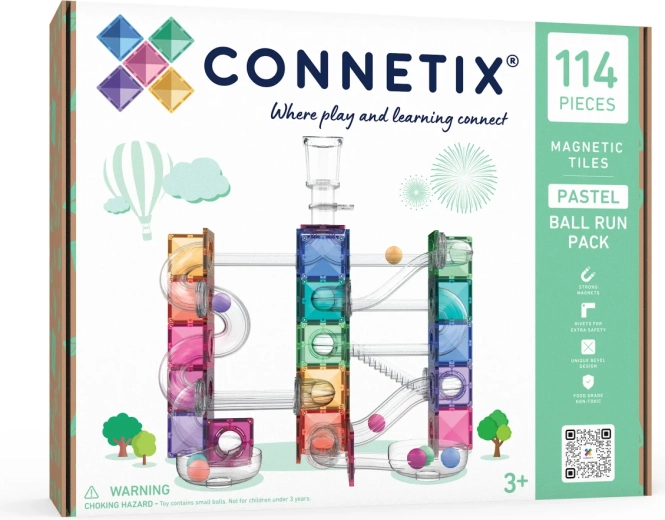 Pastel Marble Run, 114 Pieces