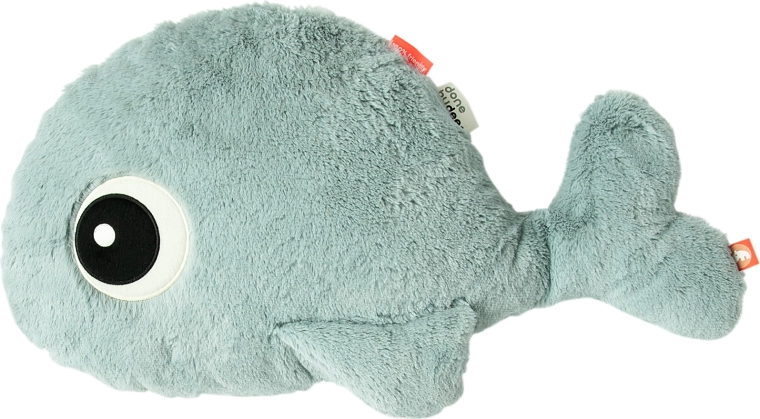 Done by Deer Wally Large Plush Whale, Blue