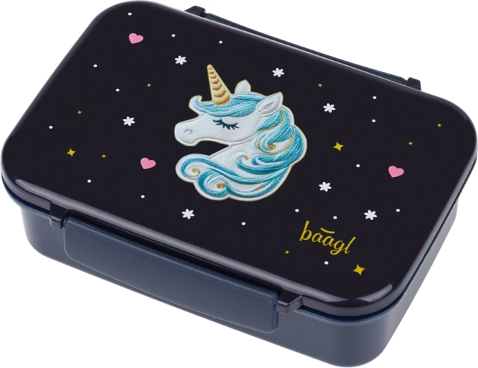 Baagl užkandžių dėžutė su pertvarėlėmis Unicorn Gold