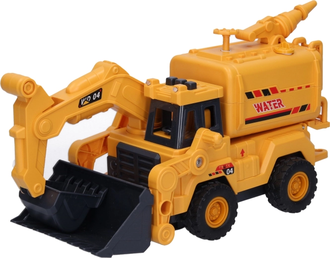 Construction water tanker with sound effects and water cannon 26 cm - 1 piece