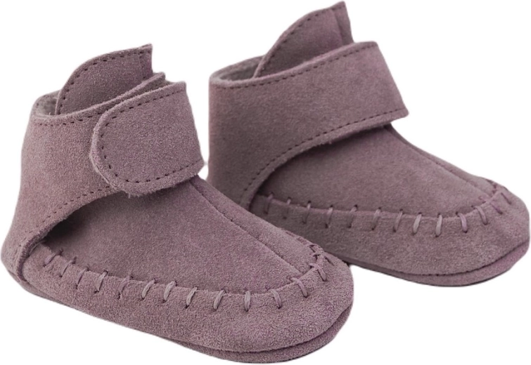 Lodger odinės šlepetės Walker Mocassin mauve (15–18 mėn.)