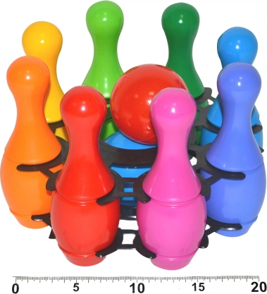 Plastinių kėglių rinkinys, 8 vnt.