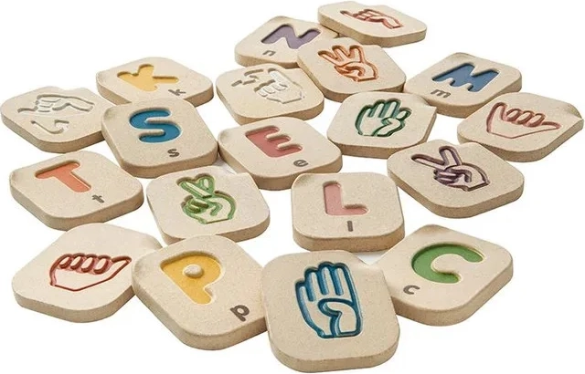 PlanToys Sign Language Alphabet