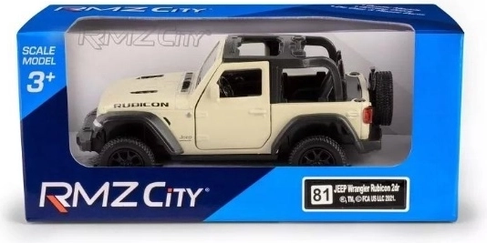 RMZ Jeep Wrangler Rubicon 2021 Convertible Model Car