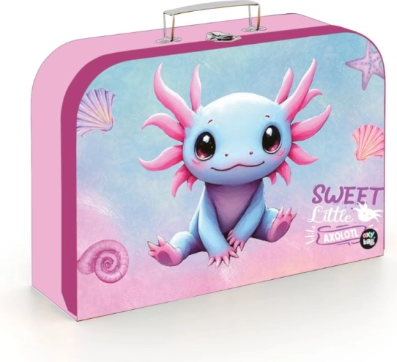 Vaikiškas laminuotas lagaminėlis Axolotl 34 cm