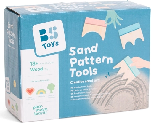 Wooden Sand Tools for Creating Patterns - 3 pcs