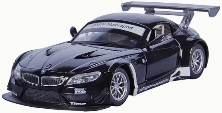 Metalinis BMW Z4 GT3 modelis 1:32 su šviesomis ir garsais