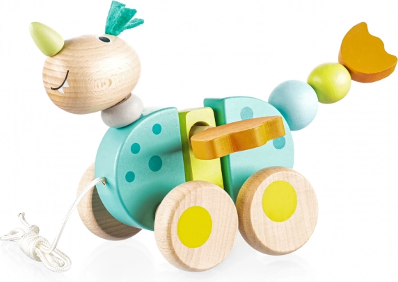 Medinis tempiamas žaislas drakonas