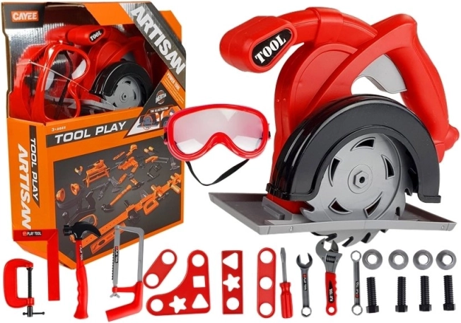 Didelis vaikų įrankių rinkinys, 23 elementai