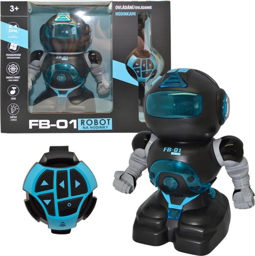 Vaikiškas R/C išmanusis robotas su apyrankiniu valdikliu