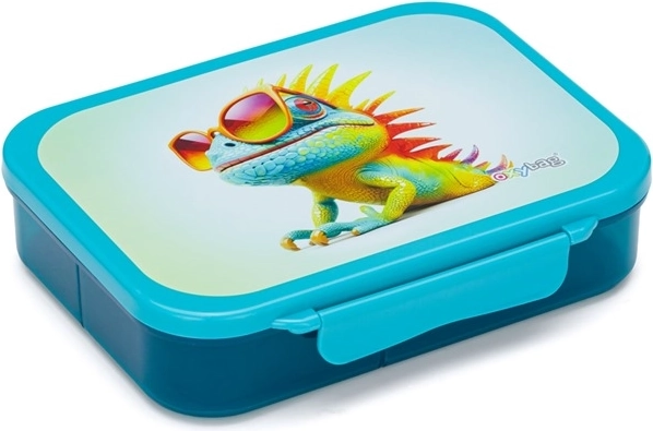 Užkandžių dėžutė su skyreliais Crazy Animals – chameleonas