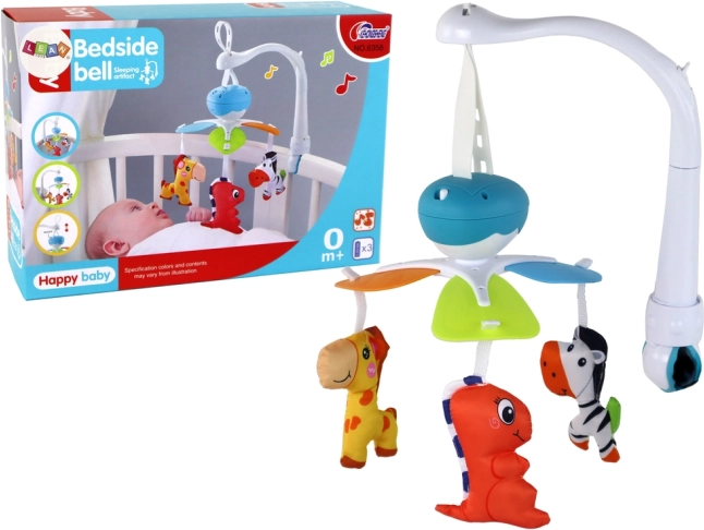 Carousel with melodies and three animals for children